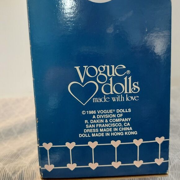 Vintage 1986 VOGUE GINNY VINYL 8” DOLL WITH STAND September in Box - Picture 9 of 11